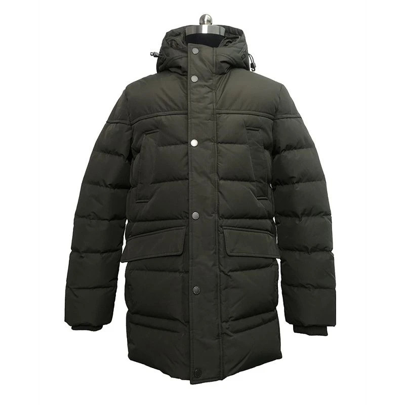 Men's Thick Puffer Jacket With Hood
